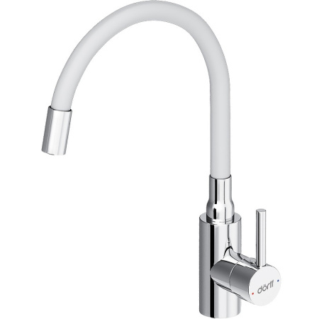 Смеситель для кухонной мойки Dorff Logic D3007633 Хром Белый Смеситель для кухонной мойки Dorff Logic D3007633 Хром Белый