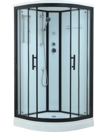 Душевая кабина Timo Standart T-6609 Black 90x90