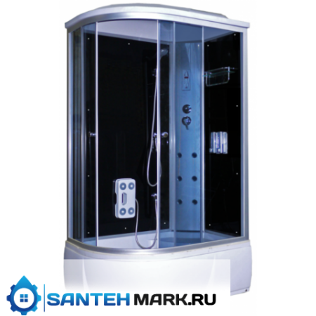 Душевая кабина Aquacubic 3306А grey black R