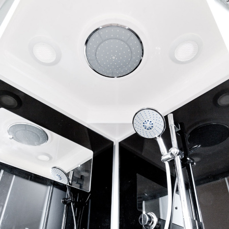 Душевая кабина Deto B 01S BLACK 100x100 Душевая кабина Deto B 01S BLACK 100x100