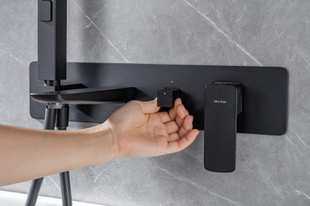 Смеситель Allen Brau Infinity 5.21007-31 (с внутренней частью) черный матовый