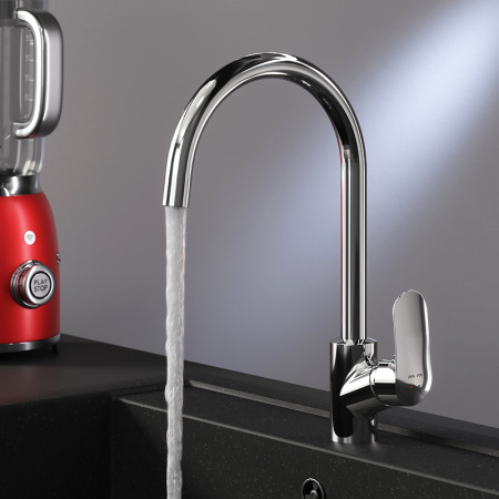 Смеситель для кухонной мойки AM.PM Like F8007100 Хром