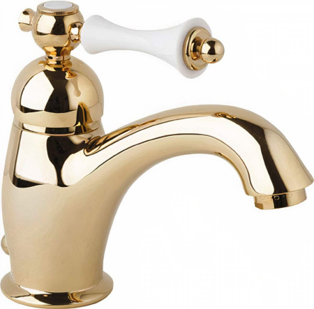 Смеситель для раковины Cezares Margot MARGOT-LSM1-03/24-Bi с донным клапаном Смеситель для раковины Cezares Margot MARGOT-LSM1-03/24-Bi с донным клапаном