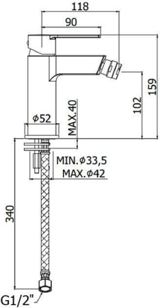 Смеситель Paffoni Ringo RIN131NO