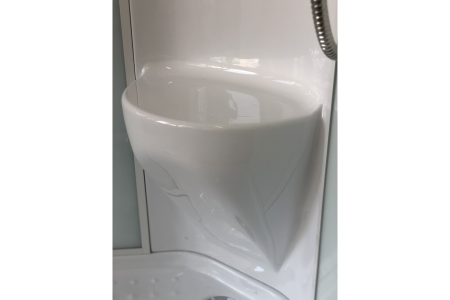 Душевая кабина Royal Bath 80HP6-WC (белое/матовое) 80x80x217