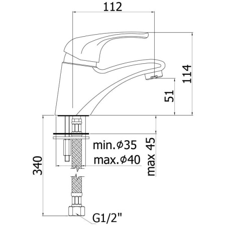 Смеситель Paffoni Nettuno Due 3 в 1 (сет 1)