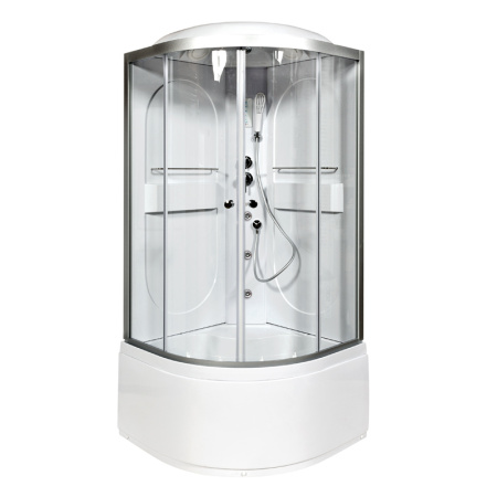 Душевая кабина DTO L 680 GM+EL 80x80 с гидромассажем и электрикой