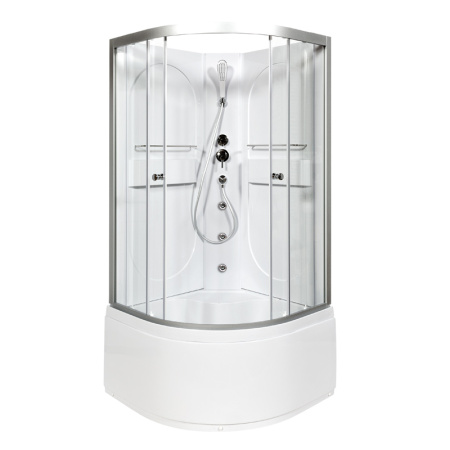 Душевая кабина DTO L 610 N GM 100x100 с гидромассажем