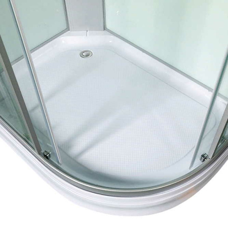 Душевая кабина WeltWasser WW500 Werra 1202 120x90 10000003235 L профиль Хром стекло прозрачное