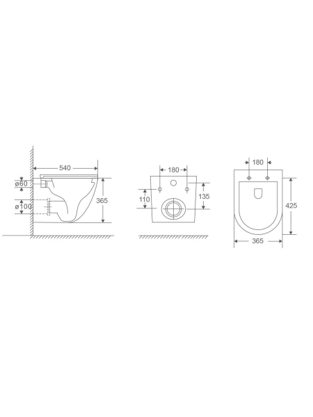 Унитаз WeltWasser MERZBACH 043 XL MT-BL