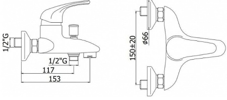 Смеситель Paffoni Nettuno Due 3 в 1 (сет 2) Смеситель Paffoni Nettuno Due 3 в 1 (сет 2)