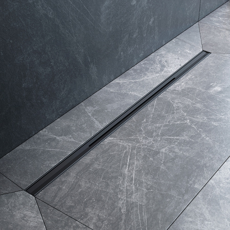 Трап для душа Am.Pm MasterFlow 80 W01SC-S11-080-05BM с Черной матовой решеткой Slim line