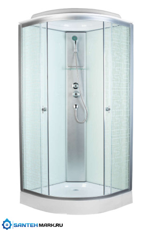 Душевая кабина Aquapulse 4022D square white