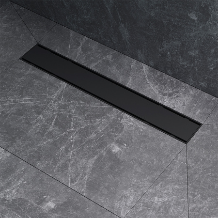 Трап для душа Am.Pm PrimeFlow 50 W02SC-U11-050-04BM с Черной матовой решеткой / под плитку Tile