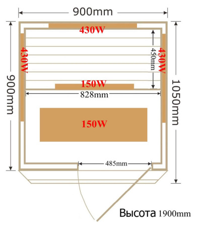 Сауна SaunaMagic Classic CS Micro