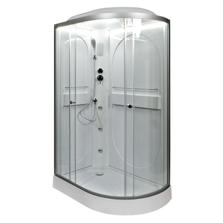 Душевая кабина DTO L 602 L LED+GM 120x80 с гидромассажем Душевая кабина DTO L 602 L LED+GM 120x80 с гидромассажем