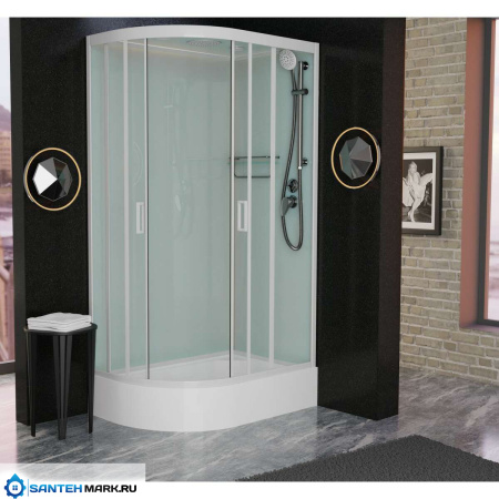 Душевая кабина Frank F412/1R Brilliant 120x80