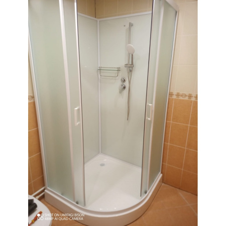 Душевая кабина Frank F408 White 80x80 без крыши