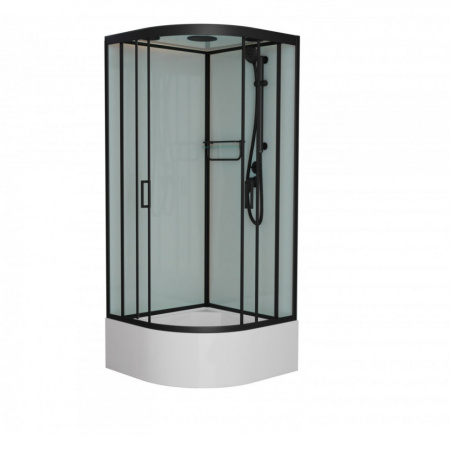 Душевая кабина Frank F409/2 Black 90x90 Душевая кабина Frank F409/2 Black 90x90