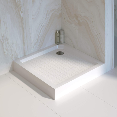 Поддон для душа RGW SMC-9090W Белый/Квадрат   (9 ножек в комплекте )/90* 90*140 (сифон приобретается отдельно)