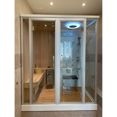 Душевая кабина с сауной Frank F-907 L 170x120