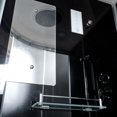 Душевая кабина DTO B 01S EL BLACK 100x100 с электрикой Душевая кабина DTO B 01S EL BLACK 100x100 с электрикой