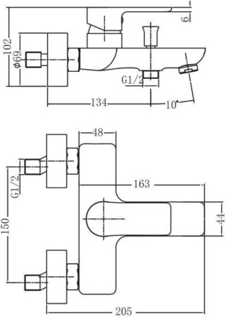 Смеситель Aquanet Arctic AF520-20СW
