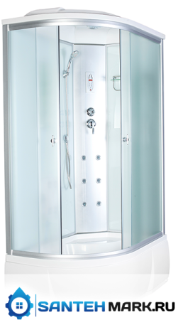 Душевая кабина Aquacubic 3306B L/R fabric white 120х80