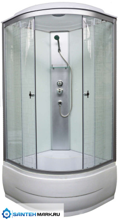 Душевая кабина Aquapulse 4002D square white