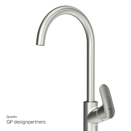 Смеситель для кухонной мойки AM.PM Like F8007111 Сатин