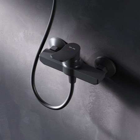 Смеситель для душа AM.PM X-Joy F85A20022 Черный матовый Смеситель для душа AM.PM X-Joy F85A20022 Черный матовый