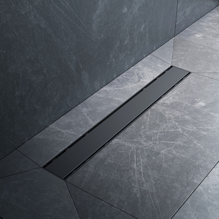 Трап для душа Am.Pm PrimeFlow 60 W02SC-U11-060-04BM с Черной матовой решеткой / под плитку Tile