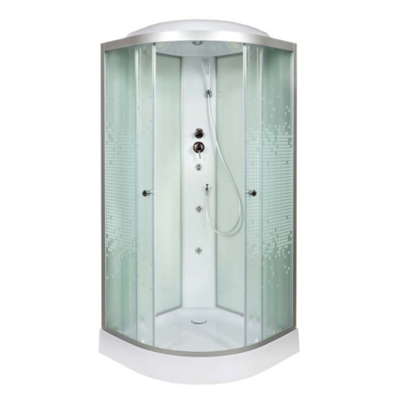 Душевая кабина DTO L 908 с гидромассажем 80x80