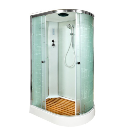 Душевая кабина Deto EM 1512 L с электрикой 120x80 Душевая кабина Deto EM 1512 L с электрикой 120x80