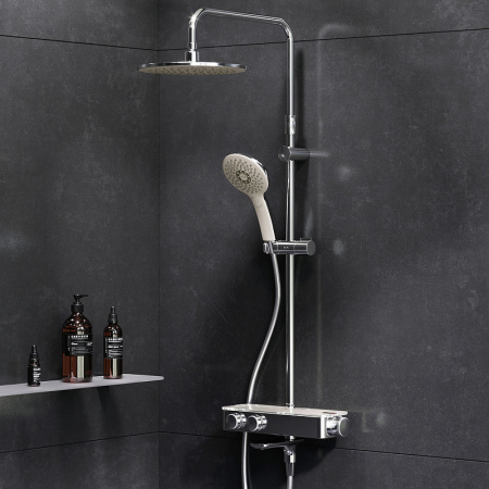 Душевая система AM.PM Inspire 2.0 F0750A500 с термостатом Хром