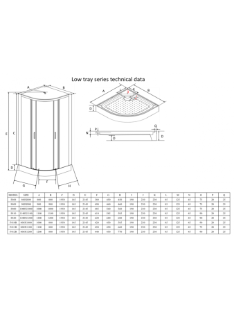 Душевая кабина Frank F409 White 90x90 без крыши