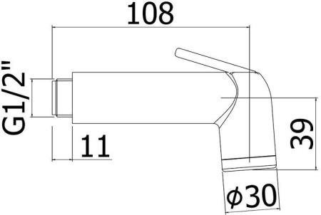 Смеситель Paffoni Blu 3 в 1 (сет 12) (с внутренней частью)