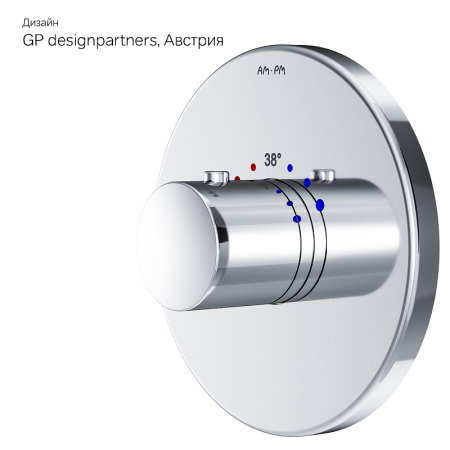 Смеситель для душа AM.PM Like F8075600 с термостатом Хром