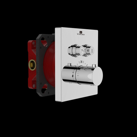 Смеситель для душа Vincea VSCV-321TCH двухфункциональный, термостатический, хром