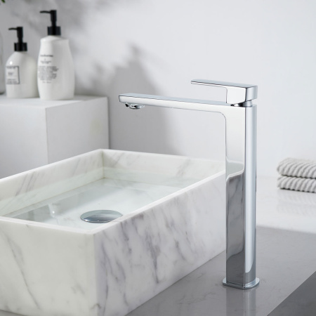 Смеситель для раковины Vincea Next VBF-1N2CH однорычажный, хром