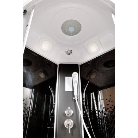 Душевая кабина DTO L 810 GM+EL BLACK 100x100 с гидромассажем и электрикой Душевая кабина DTO L 810 GM+EL BLACK 100x100 с гидромассажем и электрикой