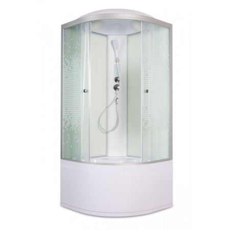 Душевая кабина DTO L 910 EL 100x100 с электрикой