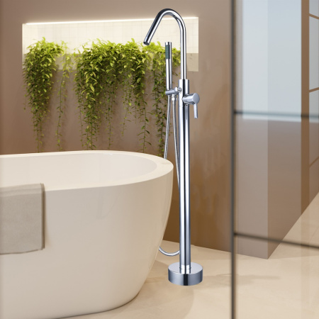 Смеситель Boch Mann SELLA  для отдельностоящей ванны, цвет хром, латунь BM9652