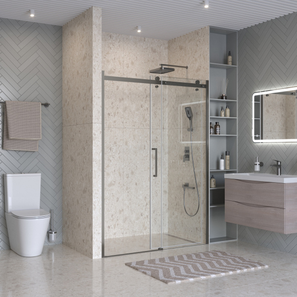 Душевая дверь в нишу BelBagno MARINO-2-BF-1-150-C-GM