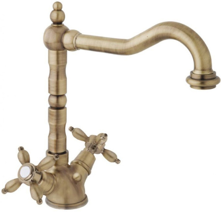 Смеситель для раковины Cezares Nostalgia NOSTALGIA-LS2-02 с донным клапаном