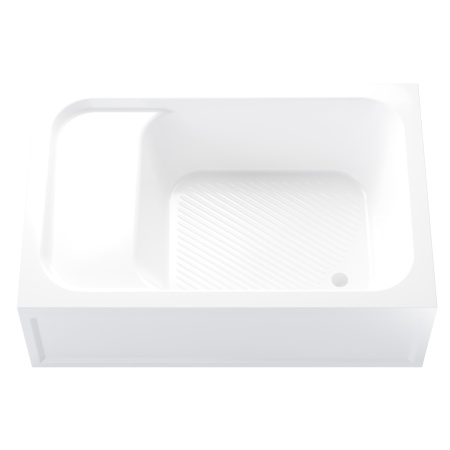 Поддон для душа RGW BC/L /Прямоуг Ø90  (с сиденьем )/90*120*28 h 42 (сифон приобретается отдельно)