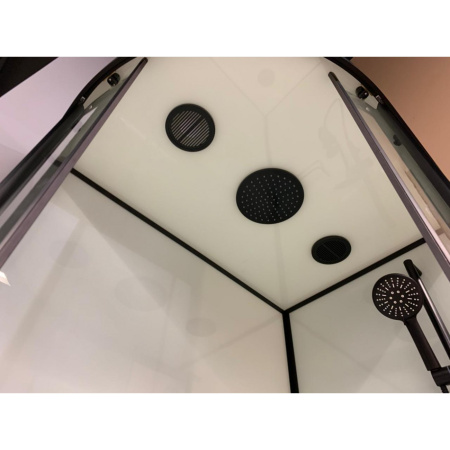 Душевая кабина Frank F412/1R Black 120x80