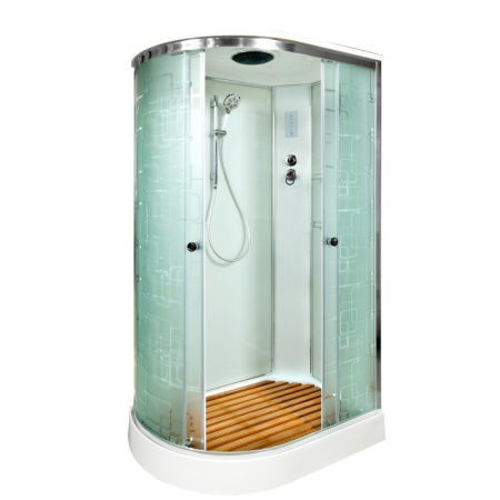 Душевая кабина DTO EM 1511 R с электрикой 110x80