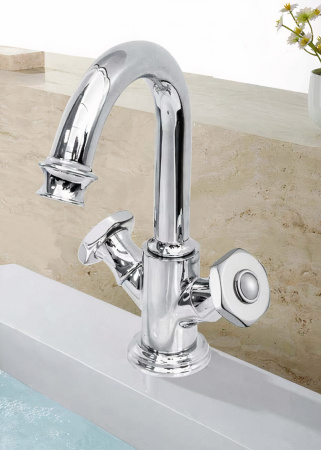 Смеситель для раковины Cezares Aphrodite APHRODITE-LS2-01-S1 с донным клапаном