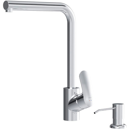 Смеситель для кухонной мойки AM.PM Like F8005D00 с дозатором Хром